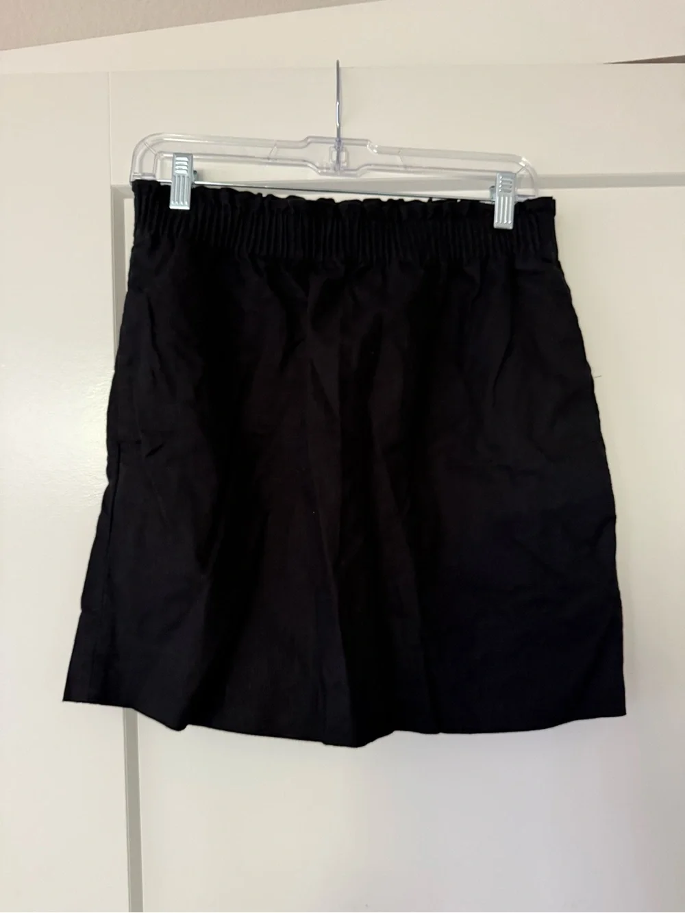 JCrew linen mini skirt